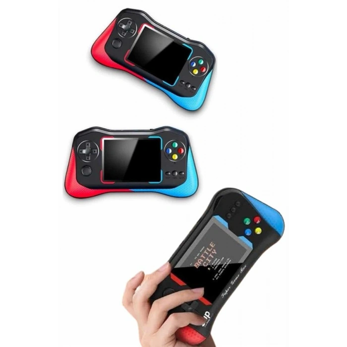 Nevamel 500 Oyunlu Retro Sup Konsolu Taşınabilir Mini Gamepad 35 İnç Ekran