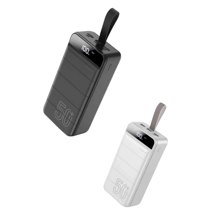 Nevamel 50.000 Mah Powerbank Turbo Hızlı Led Göstergeli Android İOS Uyumlu Taşınabilir Askılı