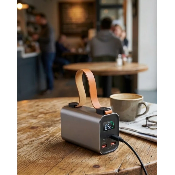 Nevamel® 50000mAh Süper Fast Charge LED Işıklı Taşınabilir Power Bank