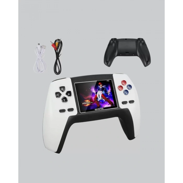 Nevamel® 520 Klasik Oyunlu P5™ ControllerView Retro Konsol – Şarjlı  Ergonomik Tasarım