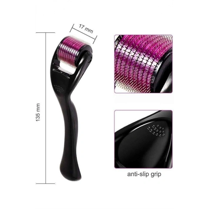 Nevamel 540 Iğneli Derma Roller 1Mm Titanyum Uçlu Saç Kaş Serum Kullanımına Uygun