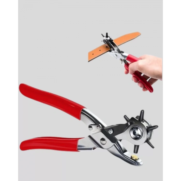 Nevamel® 6 Başlıklı Kemer Delme Pense Paslanmaz Çelik Çok Amaçlı