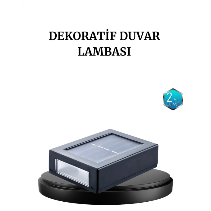 Nevamel 6 LED Güneş Enerjili Sensörlü Lamba – Akıllı Işık Sensörlü Enerji Tasarruflu Bahçe Aydınlatma