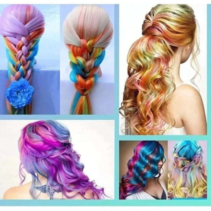 Nevamel® 6lı Geçici Saç Tebeşiri Seti