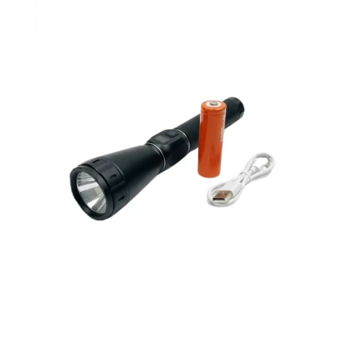 Nevamel® 60W Güçlü LED El Feneri 6000 Lümen Uzun Mesafe Aydınlatma Seti