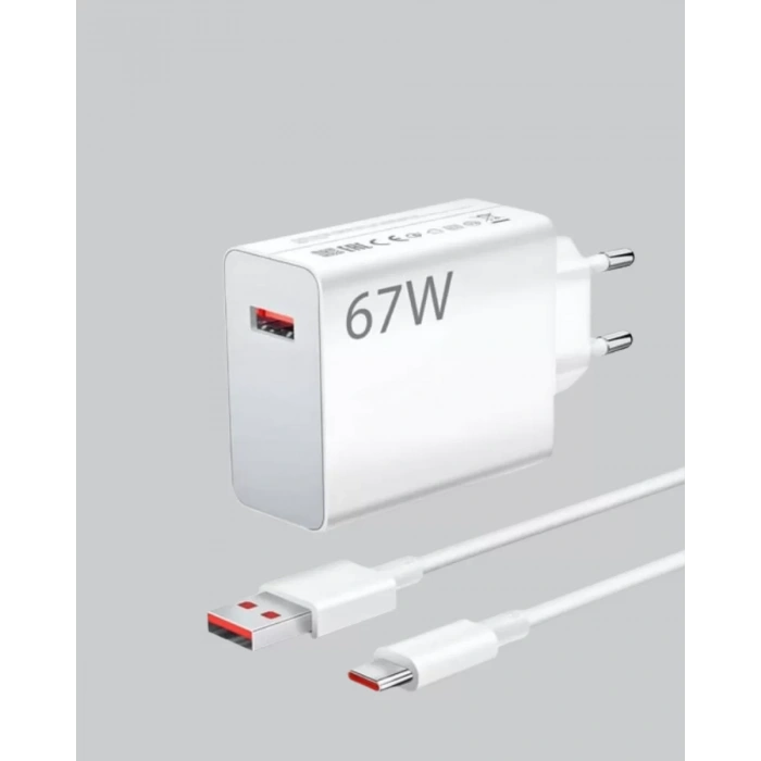 Nevamel® 67 Watt Turbo Şarj Cihazı Motorola G30 G50 G60 G82 Uyumlu Yeni Nesil
