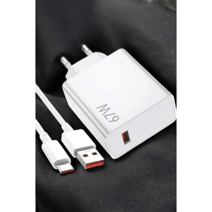 Nevamel 67W Şarj Aleti Turbo Hızlı Type-C Şarj