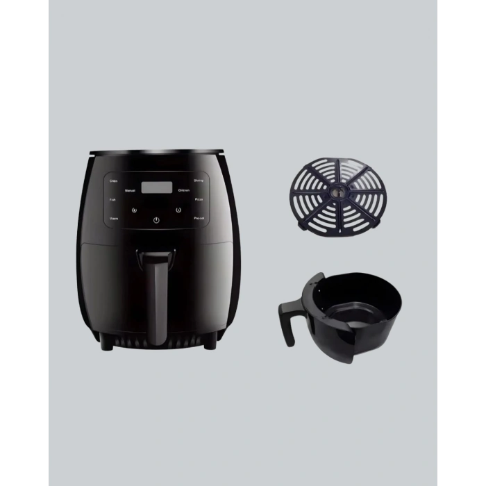 Nevamel® 6L Yağsız Fritöz 2400W Dokunmatik Ekran Otomatik Kapanma Airfryer