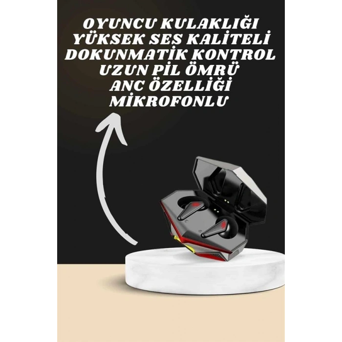 Nevamel 7 Kordonlu Akıllı Saat Ve Oyuncu Kulaklığı Bluetooth Bağlantılı Android ve İOS Uyumlu