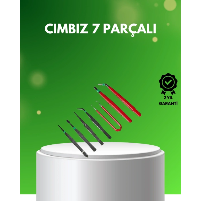 Nevamel® 7 Parça Hassas Çelik Cımbız Seti Elektronik ve Saat Tamiri İçin