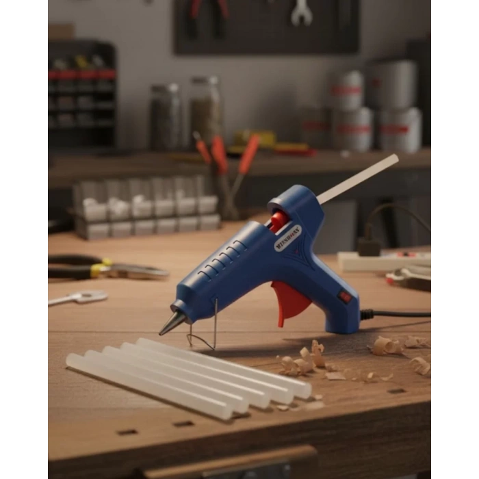 Nevamel® 80 W Silikon Tabancası 11 mm Silikon Uyumlu 5 Adet Hediye Silikon