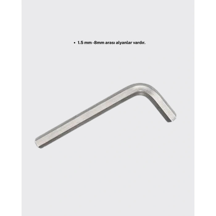 Nevamel® 9 Parça Alyan Anahtar Seti Bisiklet Mobilya ve Otomotiv Uyumlu