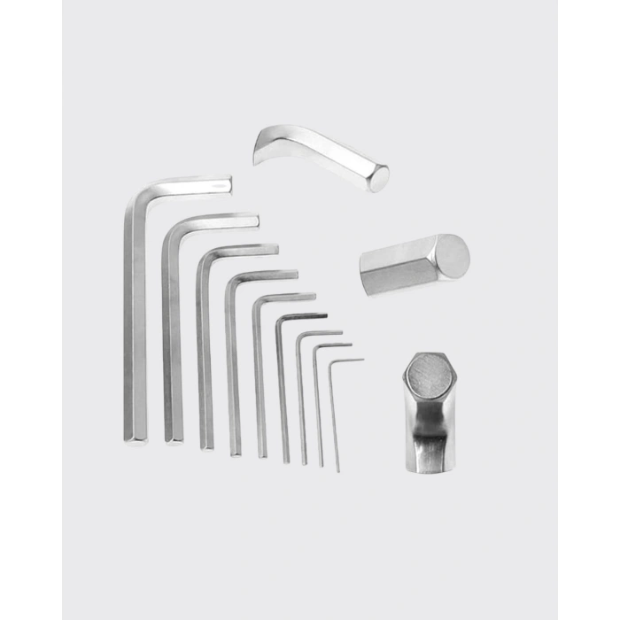 Nevamel® 9 Parça Kısa Tip Alyan Seti Isıl İşlemli Profesyonel Kullanım