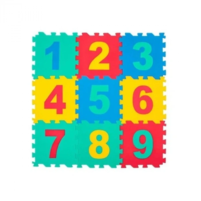 Nevamel 9 Parça Sayılar Puzzle Yer Matı