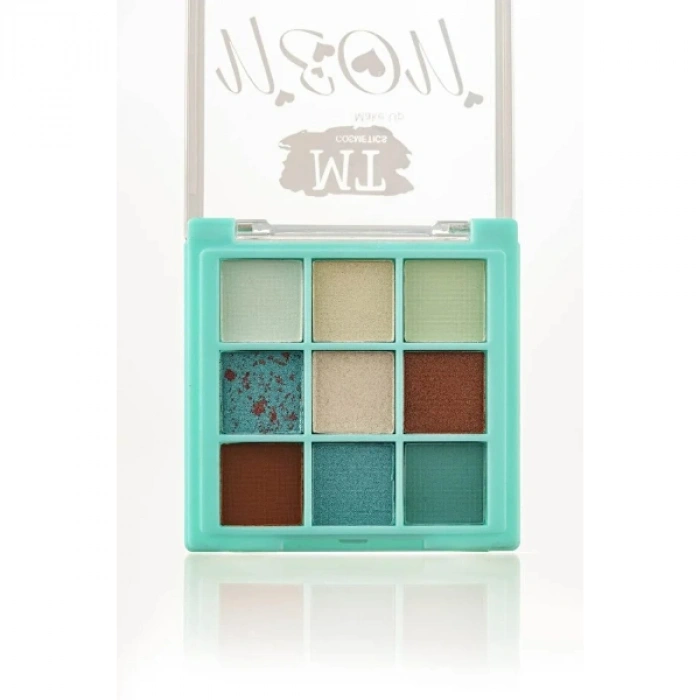 Nevamel® 9 Renkli Far Paleti - 3lü Set