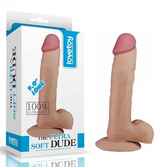 Nevamel® 9İnç The Ultra Soft Dude Dildo