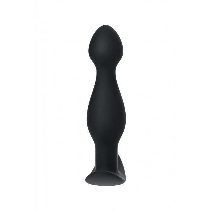 Nevamel® A-Toys Anal Plug, Beden S, Silikon, Siyah, 11,5 Cm