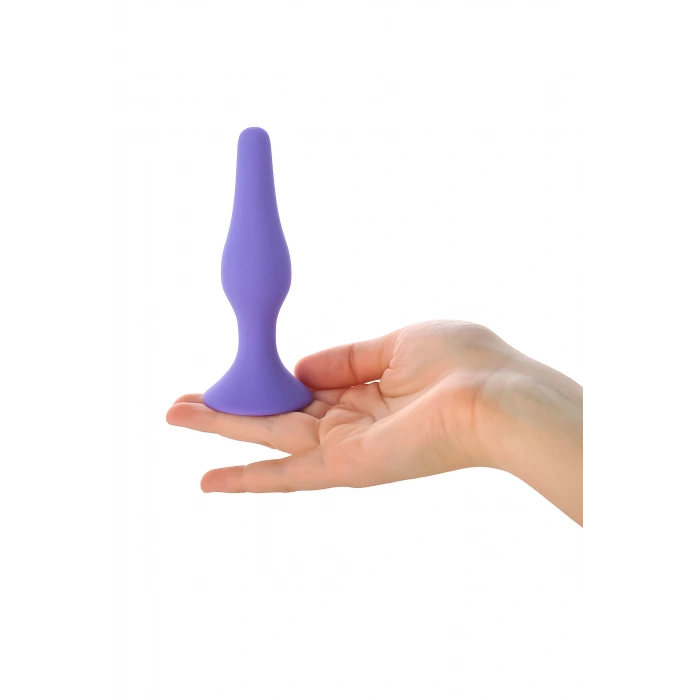 Nevamel® A-Toys Anal Plug, Silikon, Mor, 11,3 Cm