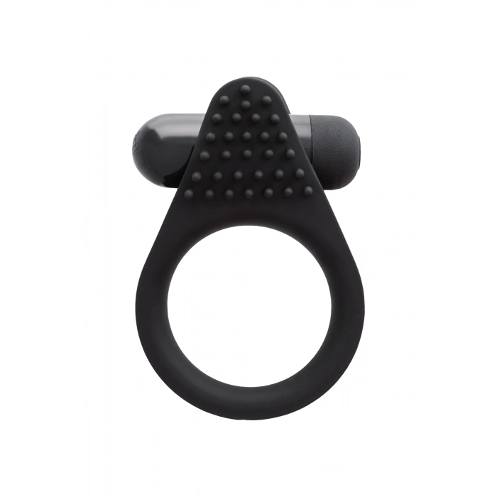 Nevamel® A-Toys Brid Titreşim Penis Halkası, Silikon, Siyah, 6,3, Ø 3,1 Cm