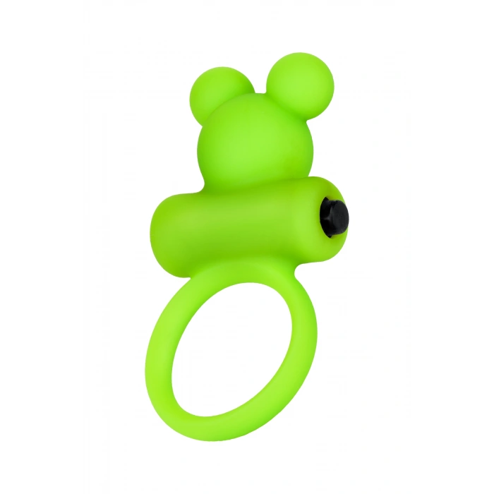 Nevamel® A-Toys Chio Titreşimli Penis Halkası , Silikon, Yeşil, 8,1 Cm, Ø 3,1 Cm