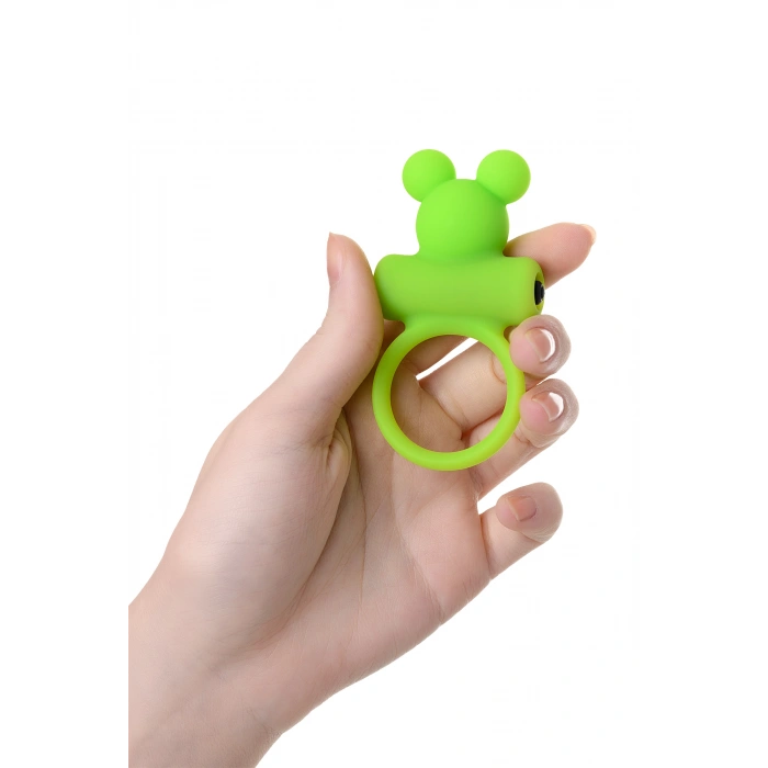 Nevamel® A-Toys Chio Titreşimli Penis Halkası , Silikon, Yeşil, 8,1 Cm, Ø 3,1 Cm