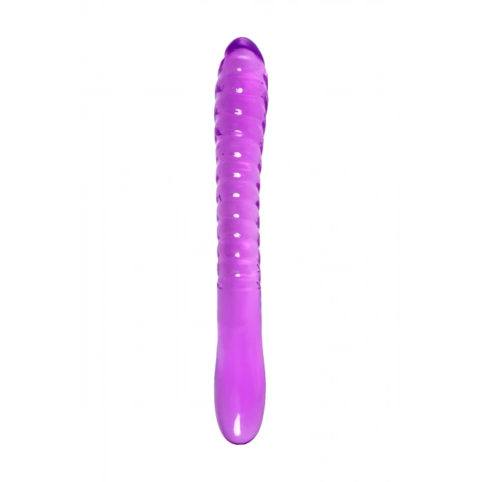Nevamel® A-Toys Çift Taraflı Jel Dildo Frica, Tpe, Mor, 23 Cm