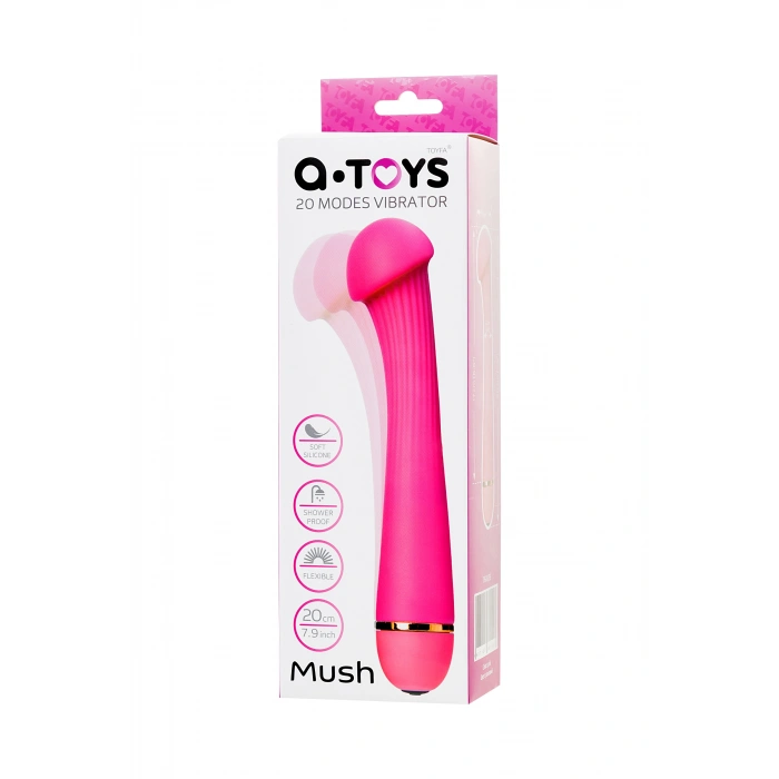 Nevamel® A-Toys G Nokta Vibratör, Silikon, Pembe, 20 Cm