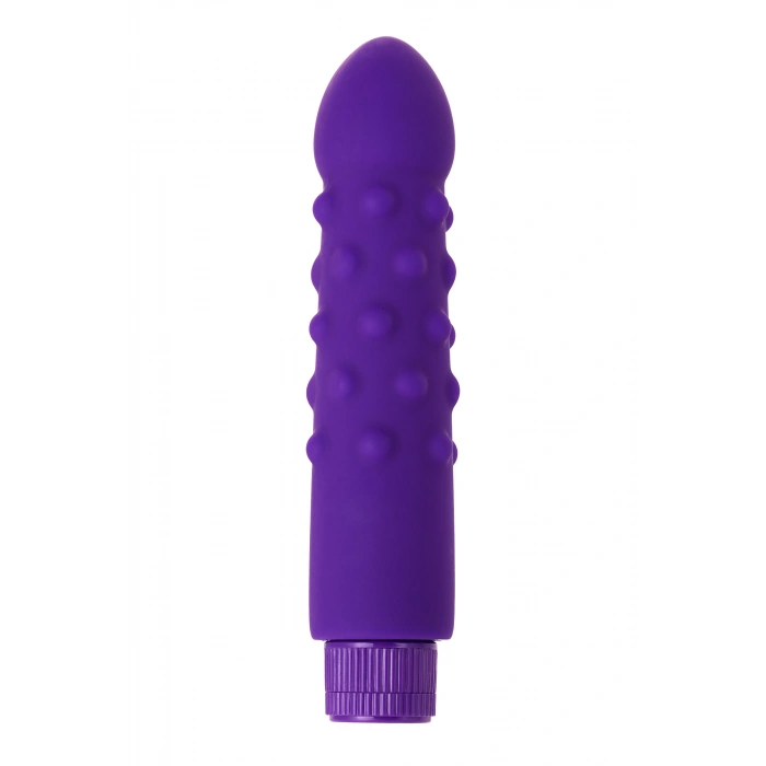 Nevamel® A-Toys Gerçekçi Olmayan Vibratör, Silikon, Mor, 17 Cm