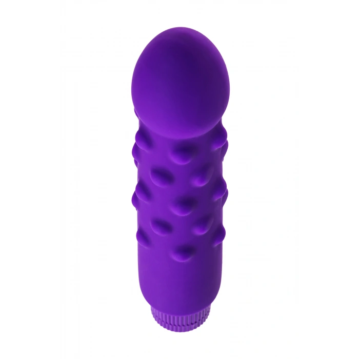 Nevamel® A-Toys Gerçekçi Olmayan Vibratör, Silikon, Mor, 17 Cm