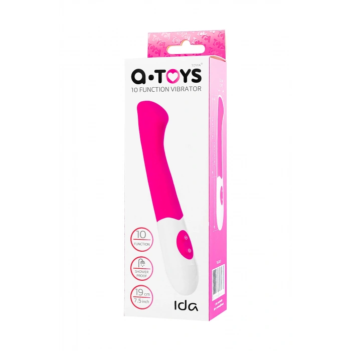 Nevamel® A-Toys Ida Vibratör, Silikon, Pembe, 19 Cm