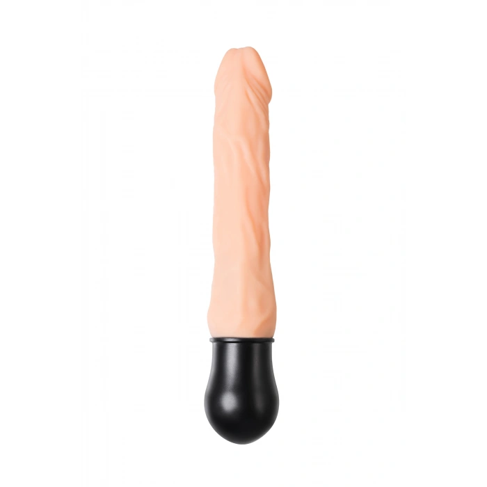 Nevamel® A-Toys Isıtmalı Realistik Vibratörü, Tpe, Ten, 25 Cm