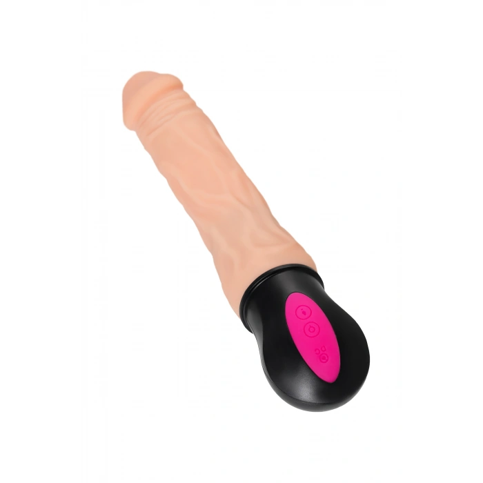 Nevamel® A-Toys Isıtmalı Realistik Vibratörü, Tpe, Ten, 25 Cm