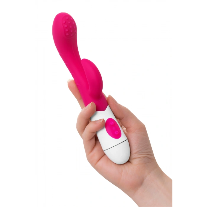 Nevamel® A-Toys Nessy Klitoral Uyarıcı Vibratör, Silikon, Pembe, 20 Cm