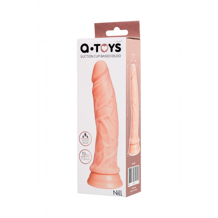 Nevamel® A-Toys Nill Realistik Dildo, Tpe, Ten, 19 Cm