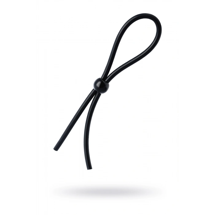 Nevamel® A-Toys Nin Tek Boncuklu Penisine Kement, Silikon, Siyah, 19,5 Cm