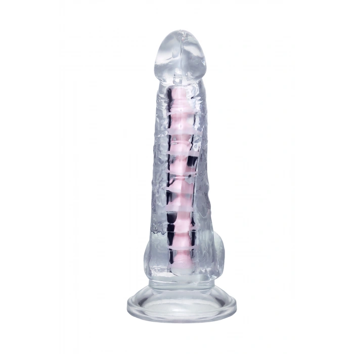 Nevamel® A-Toys Paret Jel Dildo, Tpe, Şeffaf, 18 Cm
