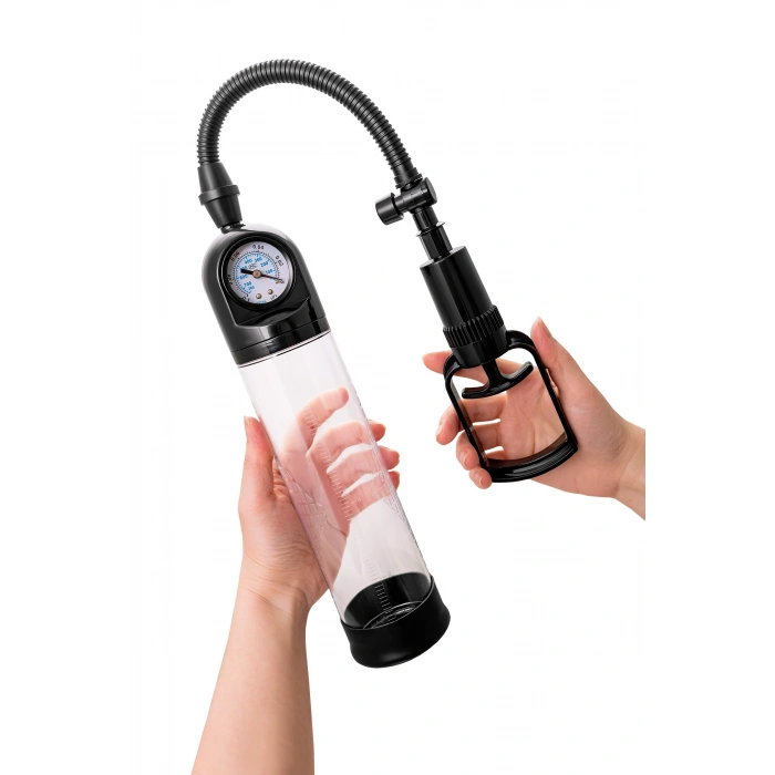 Nevamel® A-Toys Penis Pompası, Silikon, Şeffaf, 20 Cm