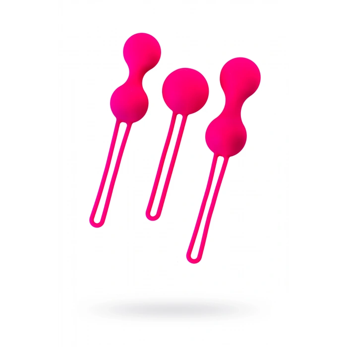 Nevamel® A-Toys Redvil Vajinal Top Seti, Silikon, Pembe, 16,5 Cm