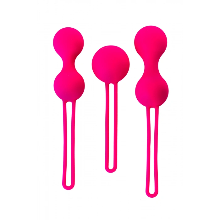 Nevamel® A-Toys Redvil Vajinal Top Seti, Silikon, Pembe, 16,5 Cm