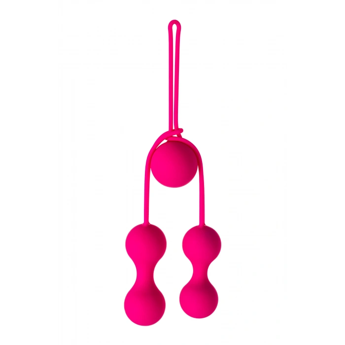 Nevamel® A-Toys Redvil Vajinal Top Seti, Silikon, Pembe, 16,5 Cm