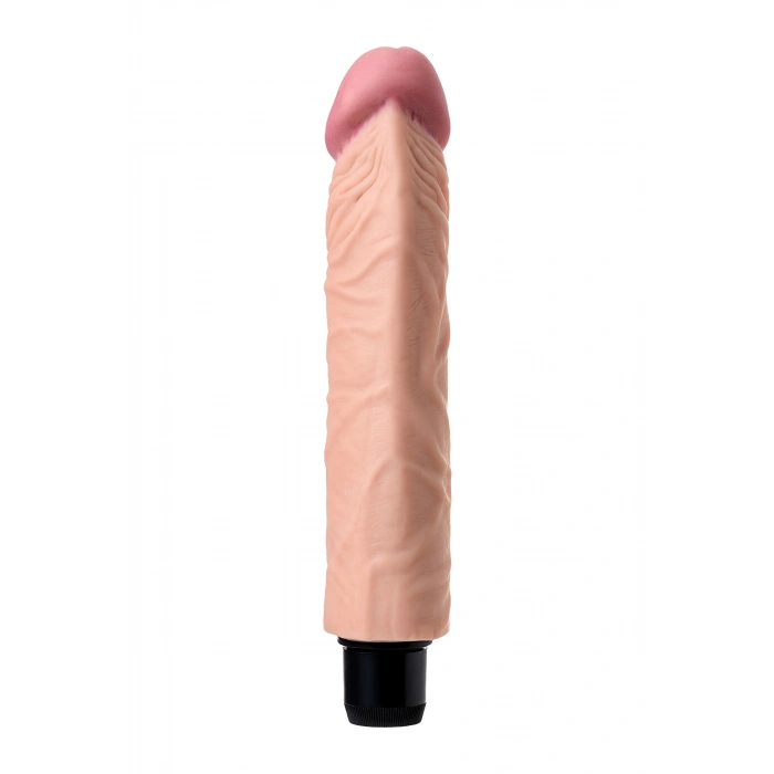 Nevamel® A-Toys Rican Realistik Vibratör, Tpe, Ten , 22,5 Cm