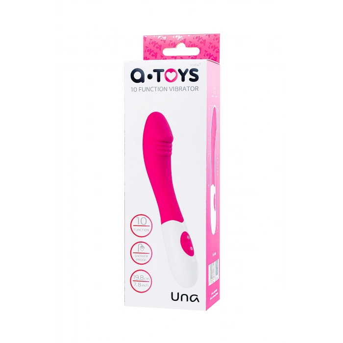 Nevamel® A-Toys Una Vibratör, Silikon, Pembe, 19,8 Cm