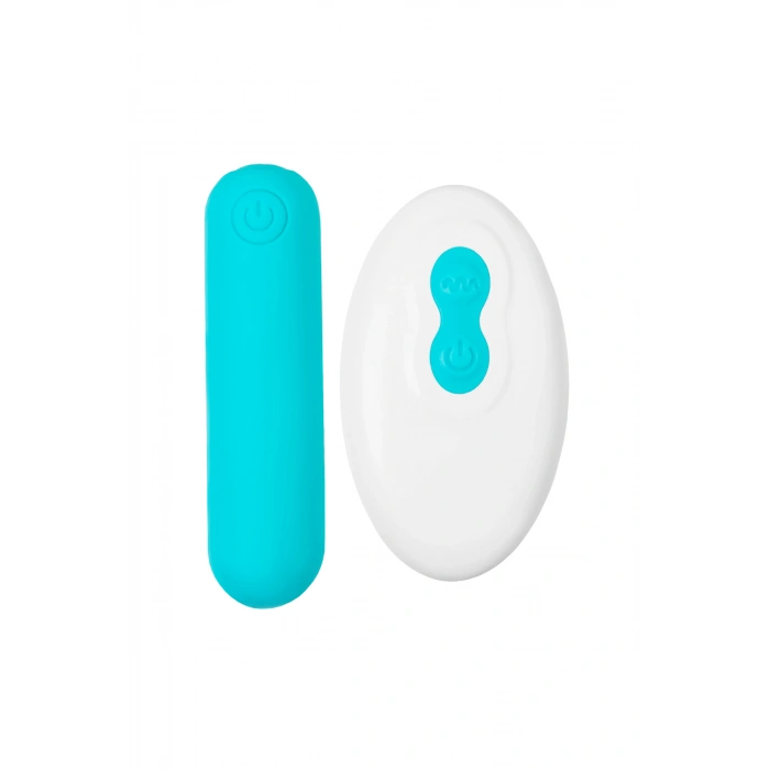 Nevamel® A-Toys Vibratör Mermisi Tnim, Silikon, Mavi, 6,5 Cm