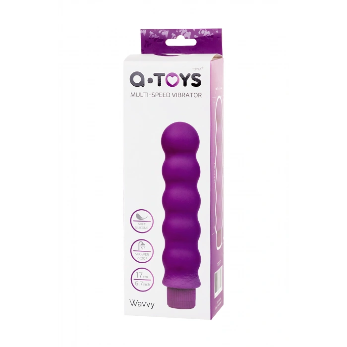 Nevamel® A-Toys Vibratör, Silikon, Mor, 17 Cm