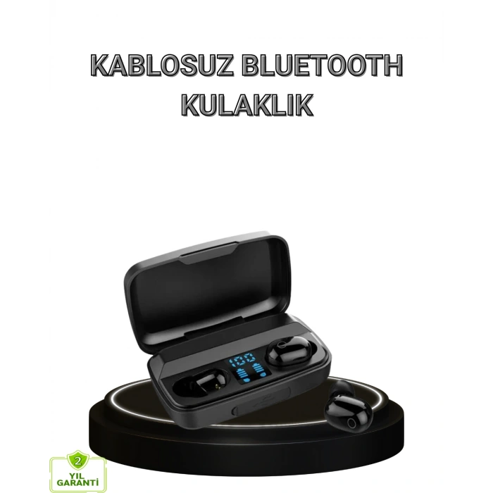 Nevamel® A10s Kablosuz Kulaklık  Çipli Uzun Pil Ömürlü Dokunmatik