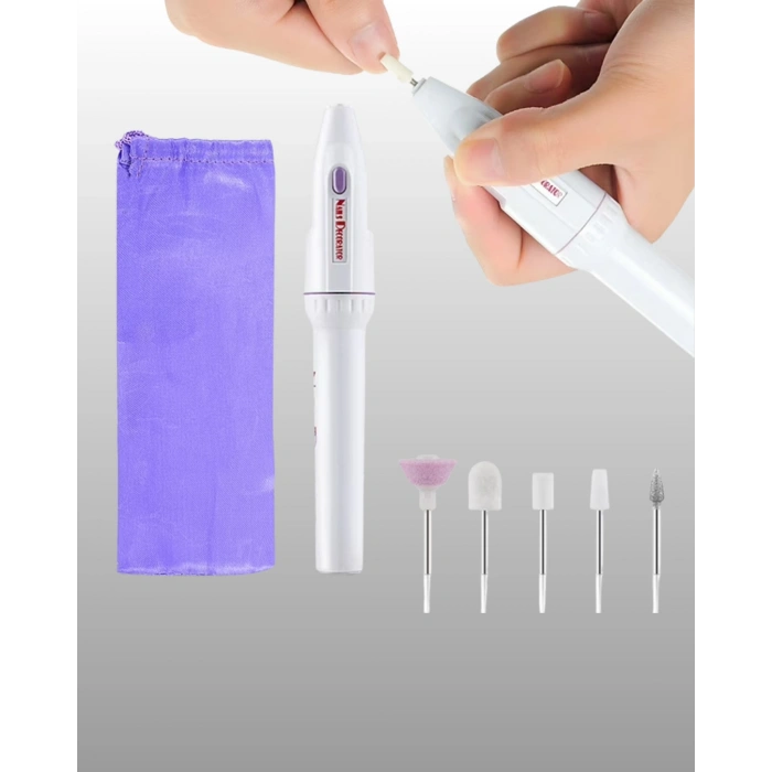 Nevamel® ABS Gövdeli Sessiz Tırnak Matkap Seti – Ayarlanabilir Hız ve Uzun Ömürlü Kullanım