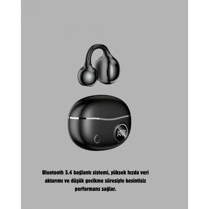 Nevamel® Açık Kulak Bluetooth Kulaklık 5.4 APTX Destekli Ergonomik Tasarım