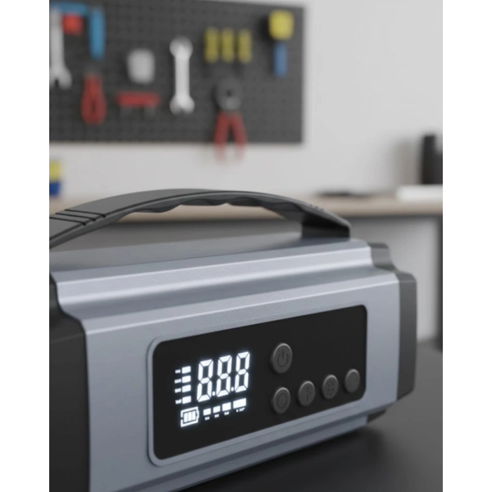 Nevamel® Acil Durumlar İçin Çok Fonksiyonlu Araç Akü Takviyesi Hava Kompresörü ve Güç Kaynağı