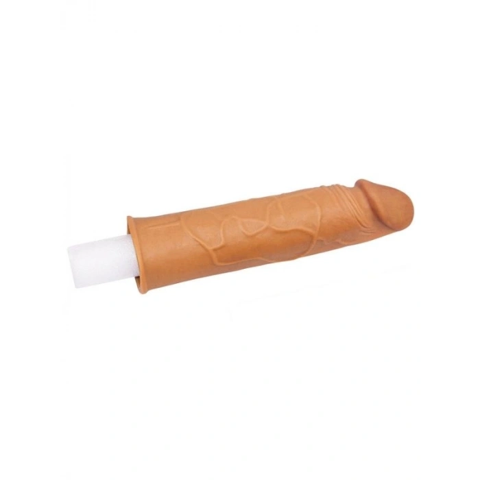 Nevamel® Add 1&Quot; Pleasure X Tender Penis Sleeve Brown