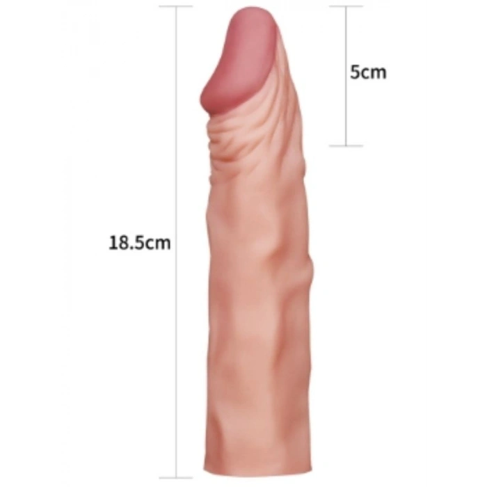 Nevamel® Add 2&Quot; Pleasure X Tender Penis Sleeve Flesh